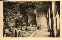 VINTAGE POSTCARD Palate of Fontainebleau Room of the Empresses