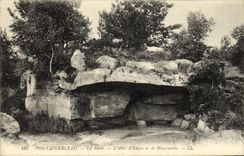 VINTAGE POSTCARD Fontainbleau the Drill L Shelter D Edgar E of Marguerite