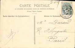 VINTAGE POSTCARD Fontainebleau the Palate Throne room