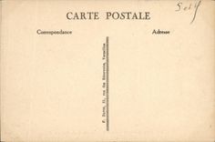 VINTAGE POSTCARD Fontainebleau the Palate Gallery of Francois 1st