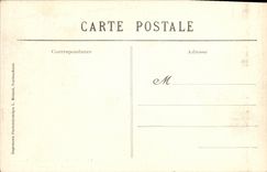 VINTAGE POSTCARD Fontainebleau Drill L Apremont elephant