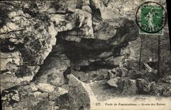 VINTAGE POSTCARD Fontainebleau Drill Cave of the Ruins