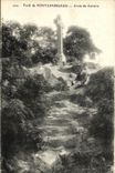 VINTAGE POSTCARD Fontainebleau Drill Cross of the Martyrdom