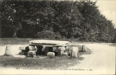 VINTAGE POSTCARD Fontainebleau Drill the Table Of the Large Master