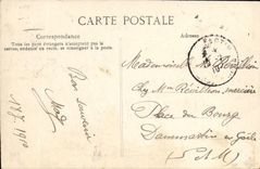 VINTAGE POSTCARD Fontainebleau Drill of Fountain of the Hermits