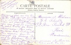 VINTAGE POSTCARD Fontainebleau Drill of Diane