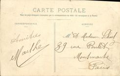 VINTAGE POSTCARD Drill De Fontainebleau the Denecourt Tower