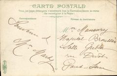 VINTAGE POSTCARD Versailles Large Trianon gardens