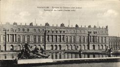 VINTAGE POSTCARD Versailles Terrace of the Castle