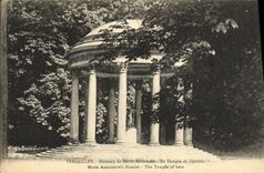 VINTAGE POSTCARD Versailles Hamlet of Marie Antoinette the Temple of L Love