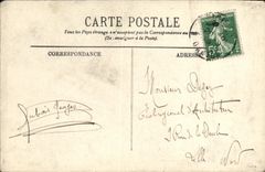 VINTAGE POSTCARD Versailles the sacrifice D Iphigenie the Medicis vase