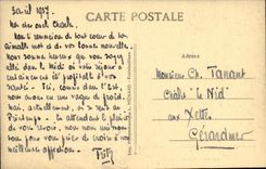 VINTAGE POSTCARD Palate De Fontainebleau Throne room