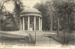 VINTAGE POSTCARD Versailles Hamlet of Marie Antoinette the Temple of L Love