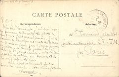 VINTAGE POSTCARD Moret on Loing Carries of Samois