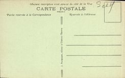 VINTAGE POSTCARD Esbly the Canal Connects food