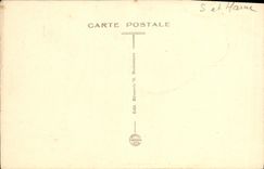 VINTAGE POSTCARD Champagne On the Seine View Station