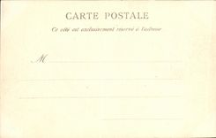 VINTAGE POSTCARD Palate of Fontainebleau Pond of Franchart