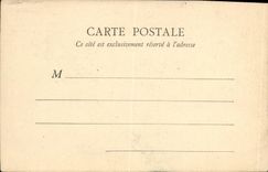 VINTAGE POSTCARD Palate of Fontainebleau Seen of the Floor the Tiber