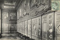 VINTAGE POSTCARD Palate of Fontainebleau the gallery of the plates