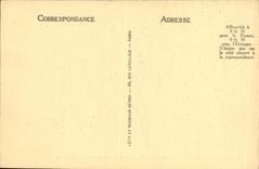 VINTAGE POSTCARD Palate of Fontainebleau the Palate Living room of Madam de Maintenon