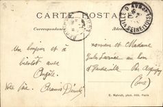 VINTAGE POSTCARD Separate City D Avray Jardies Maison of Gambetta