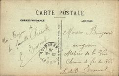 VINTAGE POSTCARD Poissy Edges of the Seine the Migneaux Arm