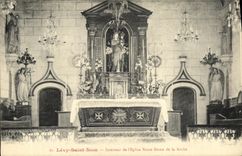 VINTAGE POSTCARD Holy Levy Interior Name of L Notre Dame Church of the Rock