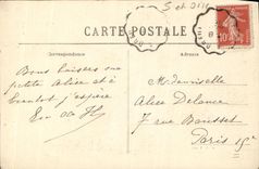 VINTAGE POSTCARD Montfort L Amaury Life of Notre Dame