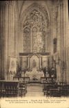 VINTAGE POSTCARD St Sulpice De Favieres Vault of the Virgin Stained glass