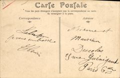 VINTAGE POSTCARD Castle of Malmaison the Part D Water