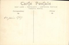 VINTAGE POSTCARD Chatreau of Malmaison Library of L Napoleon emperor 1st