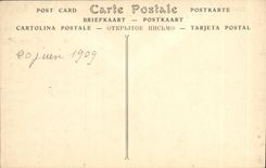 VINTAGE POSTCARD Chatreau of Malmaison Reception room of L empress