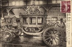 CPA Voiture du Secre de Charles Pour le Bapteme du Prince Imperial