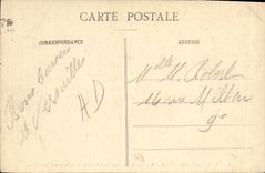 VINTAGE POSTCARD Versailles Museum Entered of Napoleon in Marie Louise with Tileries the day of their marriage