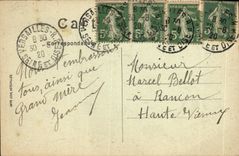 VINTAGE POSTCARD Versailles Park of the Basin D Apollo