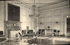 VINTAGE POSTCARD Versailles Large Trianon Reading room of Louis XVIII
