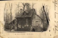 VINTAGE POSTCARD Versailles Small Trianon the Boudoir