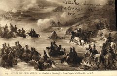 CPA Versailles Musee Combat de Dierdorf Leon Cogniet et Girardet Militaria