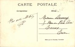 VINTAGE POSTCARD Versailles Basin of Saturn Or L Winter by Girardon