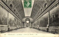 VINTAGE POSTCARD Versailles the Castle Gallery of the Battles