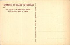 CPA Versailles Petit Trianon Le Temple de La Musique 