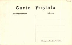 VINTAGE POSTCARD Park of Versailles Basin De Neptune