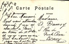 VINTAGE POSTCARD Frontage of the Palate of Versailles