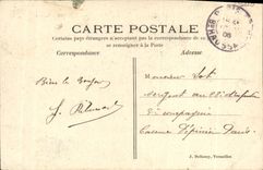 VINTAGE POSTCARD Versailles the Basin of Latone