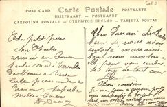 VINTAGE POSTCARD Versailles Park of Small Trianon Lailerie And the Tower De Marlborough