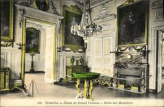 CPA Varsailes Palais du Grand Trianon Salon des Malachites