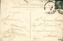 VINTAGE POSTCARD Versailles View of the Park and the Palate