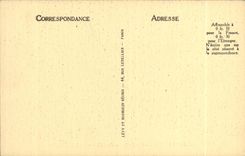 VINTAGE POSTCARD Palate De Fontainebleau the Living room of the Officers