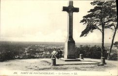 VINTAGE POSTCARD Drill De Fontainebleau the Martyrdom