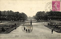 VINTAGE POSTCARD Palate De Fontainebleau the Floor